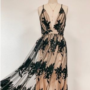 Nomad Boutique Midsummer Night Dress Black/Nude
